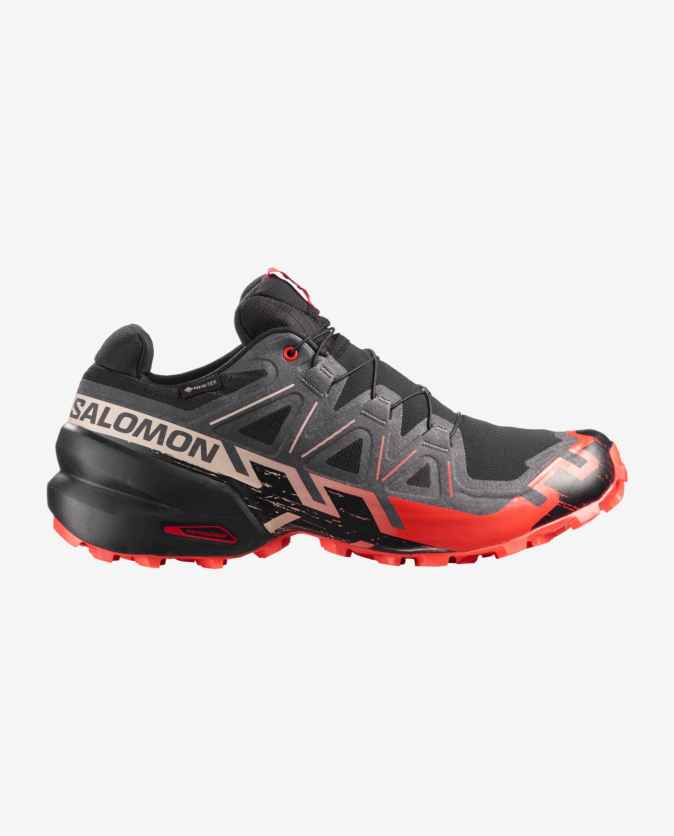 SPEEDCROSS 6 GORE-TEX   Black / Fiery Red / Almond Milk