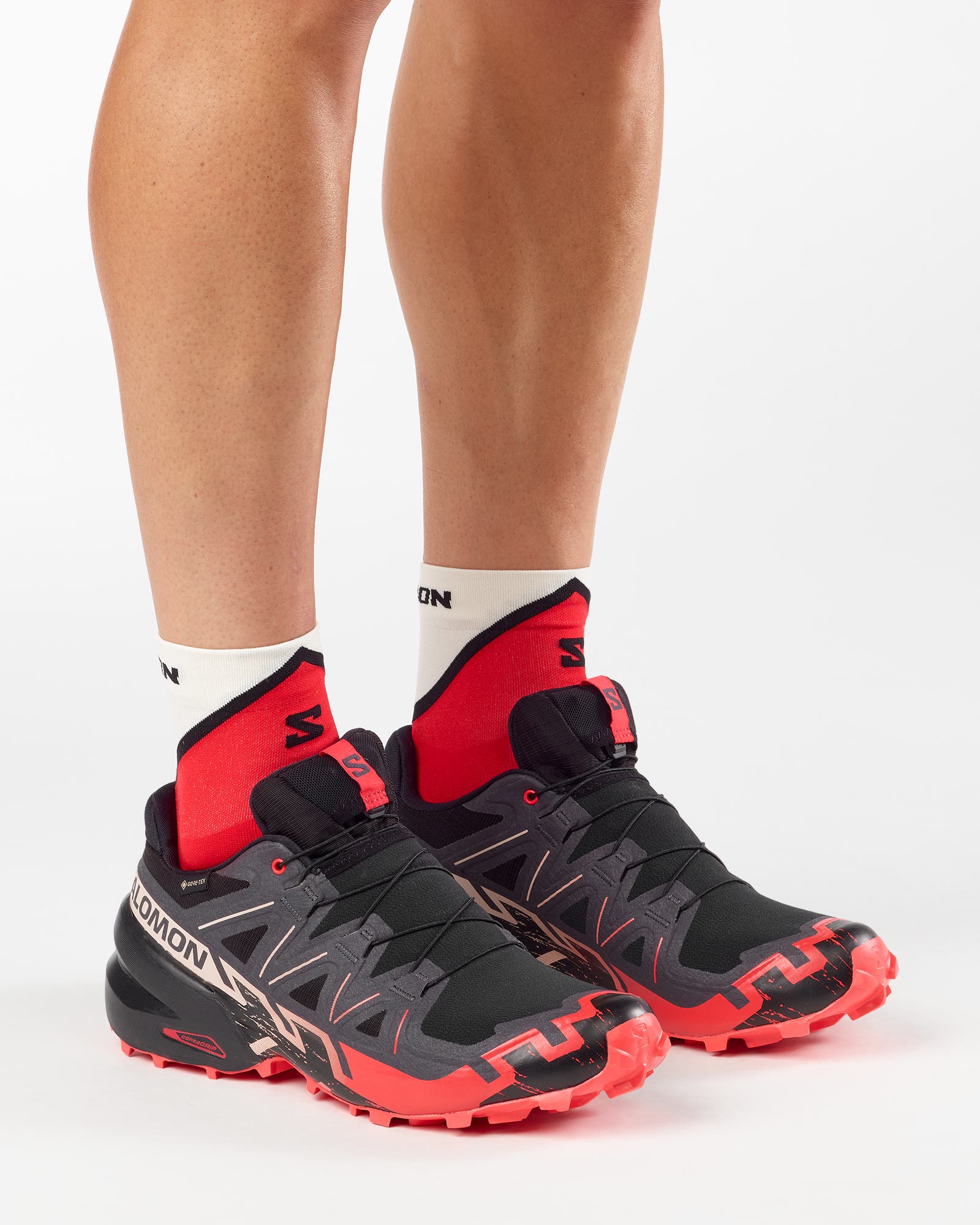 SPEEDCROSS 6 GORE-TEX   Black / Fiery Red / Almond Milk